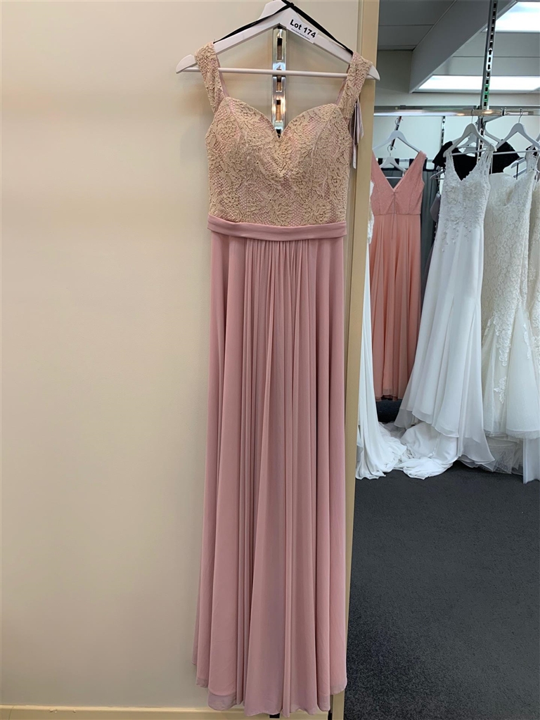 Bridesmaid Dress - Jadore Eveni, Dusty Pink, Size:6, RRP $420