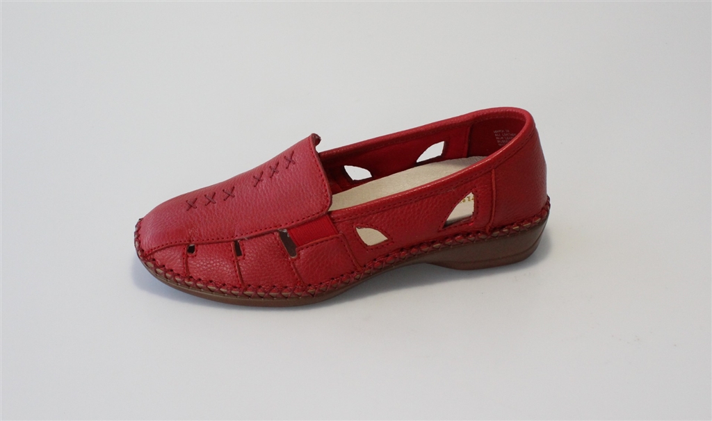 Womens Casual Shoe, Anne Klau, Style: Maria 1, Colour: Red, Size 38 ...