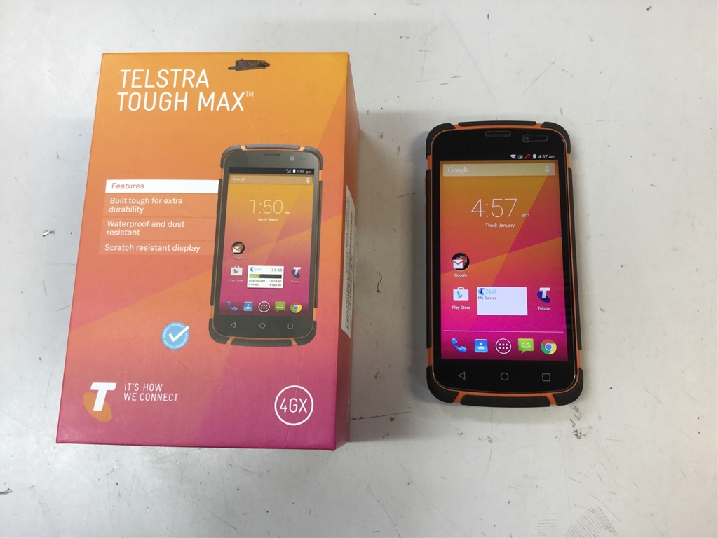 Telstra Tough Max, Model: ZTE T84, No A Charger, Appears ...