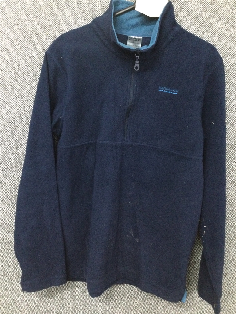 Kathmandu Fleece ¼ Zip Jacket - Blue Size: 14yrs