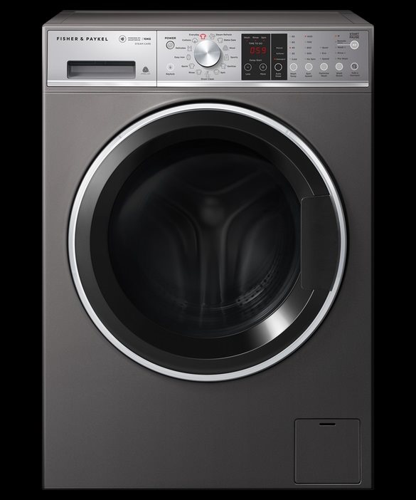 Fisher & Paykel 10kg Series 9 Steam Care Front Loader Washing Machine, Graphite, Model Number: WH1060SG1 - RRP $1,599