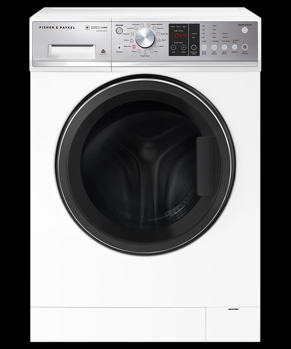 Fisher & Paykel Front Loader Washing Machine, 8.5kg, Steam Care Model Number: WH8560P3 - RRP $1,299 - Serial Number:T6pco026 (T69cc0264))