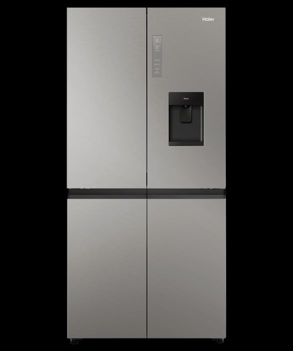 Haier Quad Door Refrigerator Freezer, 83cm, 508L, Water Model Number: HRF580YHS- RRP $2099 - Serial Number: BDQ7S0068