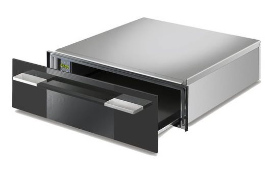 Smeg Black Linea Warming Drawer - Model Number: CT15NE-2-T2 - RRP $1,690 - Ex Demo