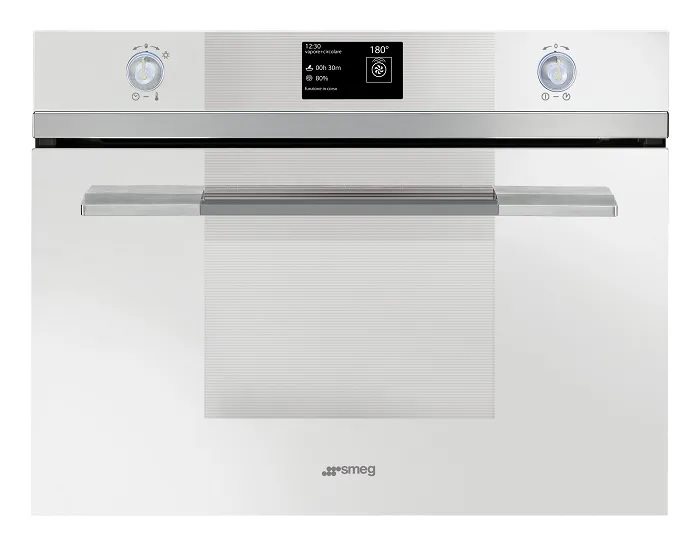 Smeg Compact Linea Combi-Steam Oven, Linea White Stopsol Glass - Model Number: Sfa4130VCB- RRP $4,850 - Ex Demo