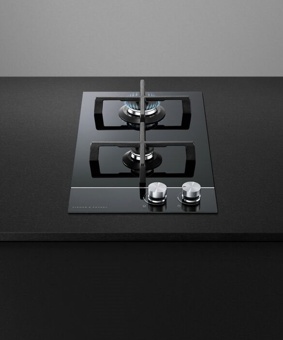 Fisher & Paykel Gas on Glass Cooktop, 30cm, Model Number: Gascooktop CG302DNGGB4 - RRP $ 1399