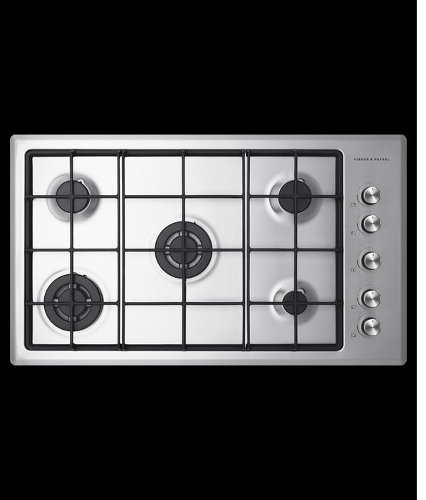 Fisher & Paykel Gas On Steel Cooktop, 90cm, Model Number: Cg905cngx2 -RRP $1,299