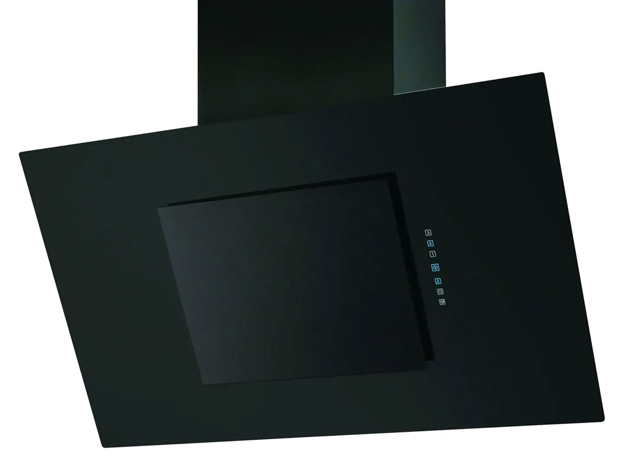 DeLonghi 90cm Canopy Rangehood, Black Glass, Model Number: DETHALASSA90B - RRP $1,299