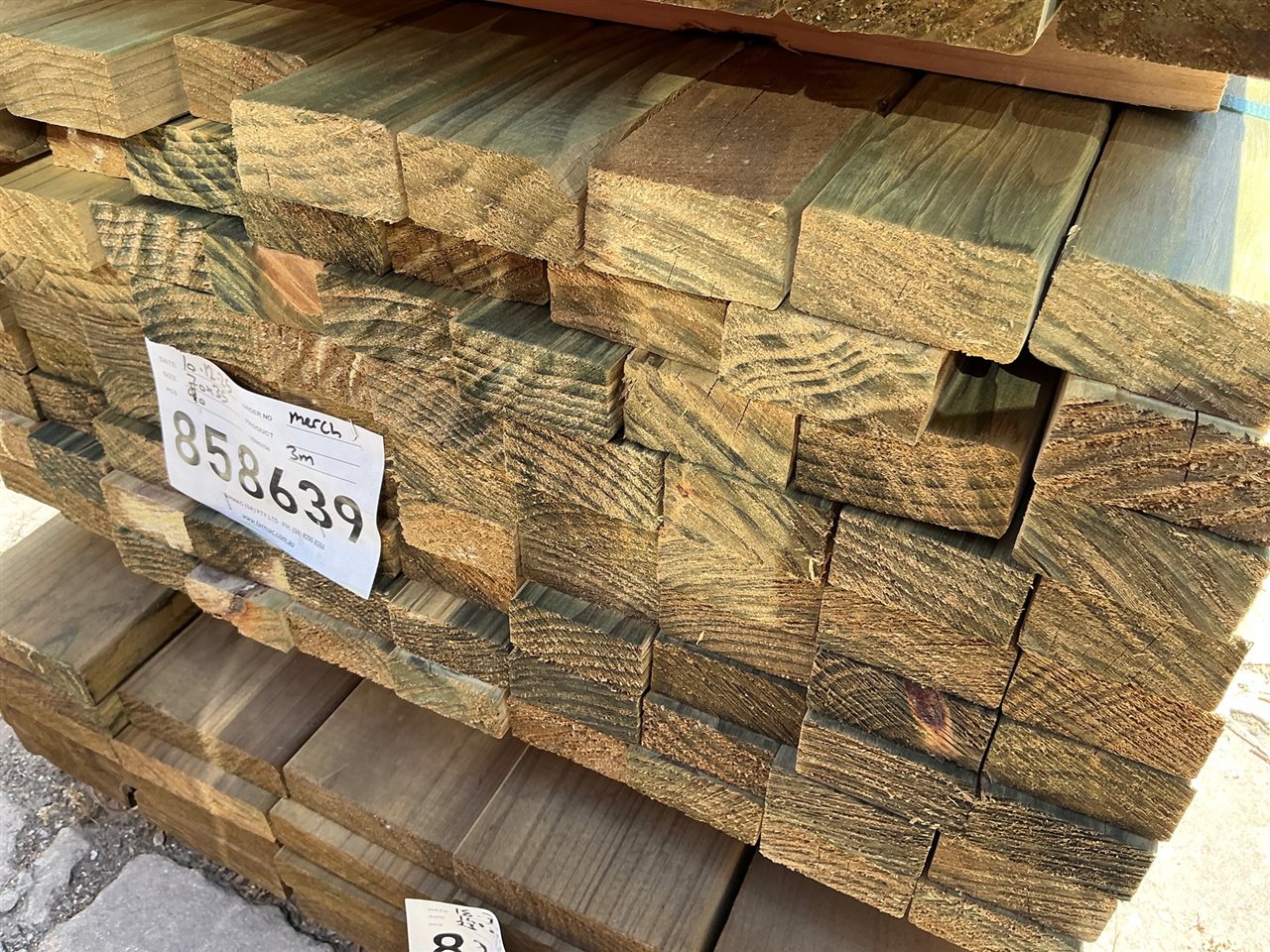 70 x 35 - Merch H3 Pine CCA - 90 @ 3M (270 Lin Metres) - Pack #858639