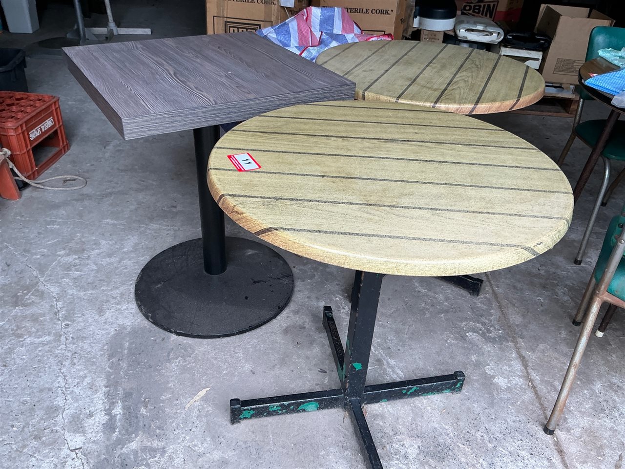 Cafe Tables - Quantity 0f 3 (Collect From Modbury )