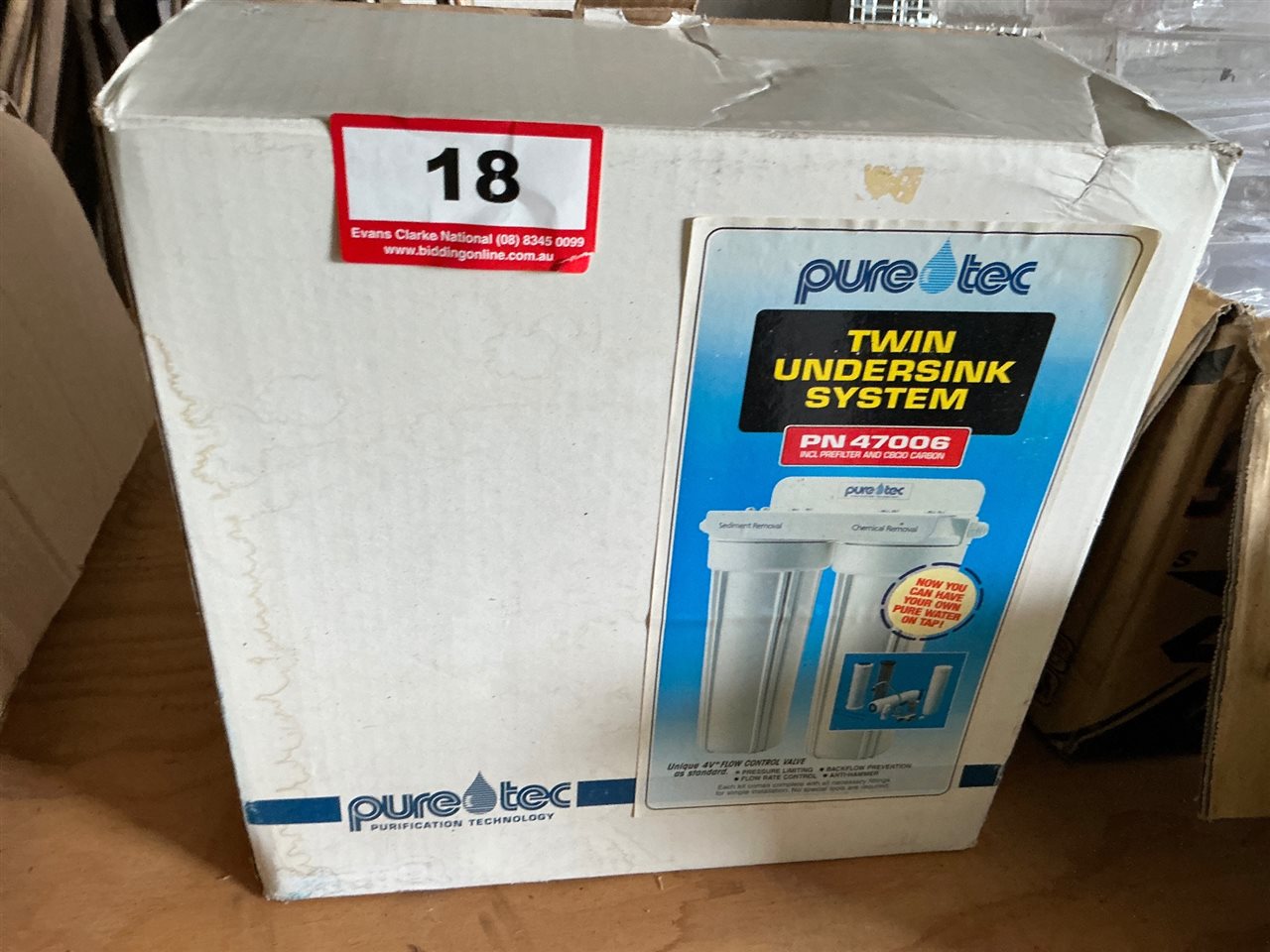 Pure Tec Under Sink Water Filter  -   (Collect From Modbury )