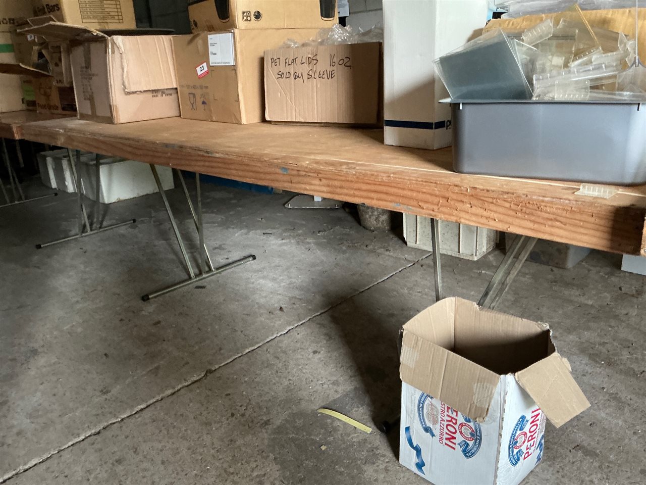 Trestle Tables -Quantity of 3 -2400 x 900 mm  -   (Collect From Modbury )