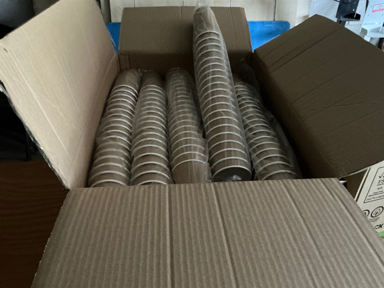 Carton of 500 - 16 Ounce Paper Cups     -   (Collect From Modbury )
