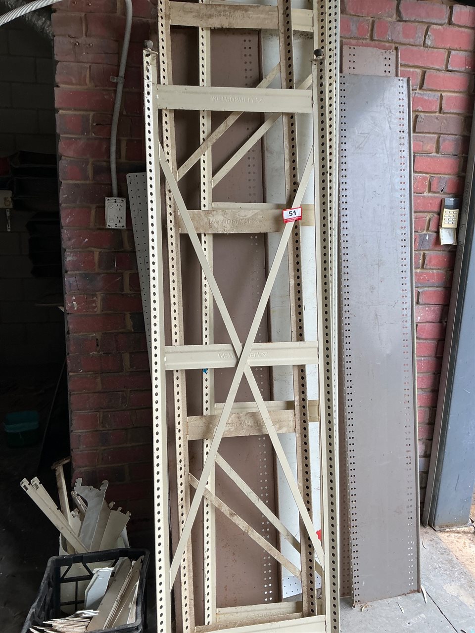 Shelving Uprights and Shop  Shelf Brackets    (Collect From Modbury )