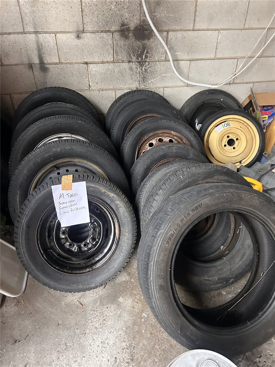 Quantity of  Wheels and Tyres -Asstd.   (Collect From Modbury )