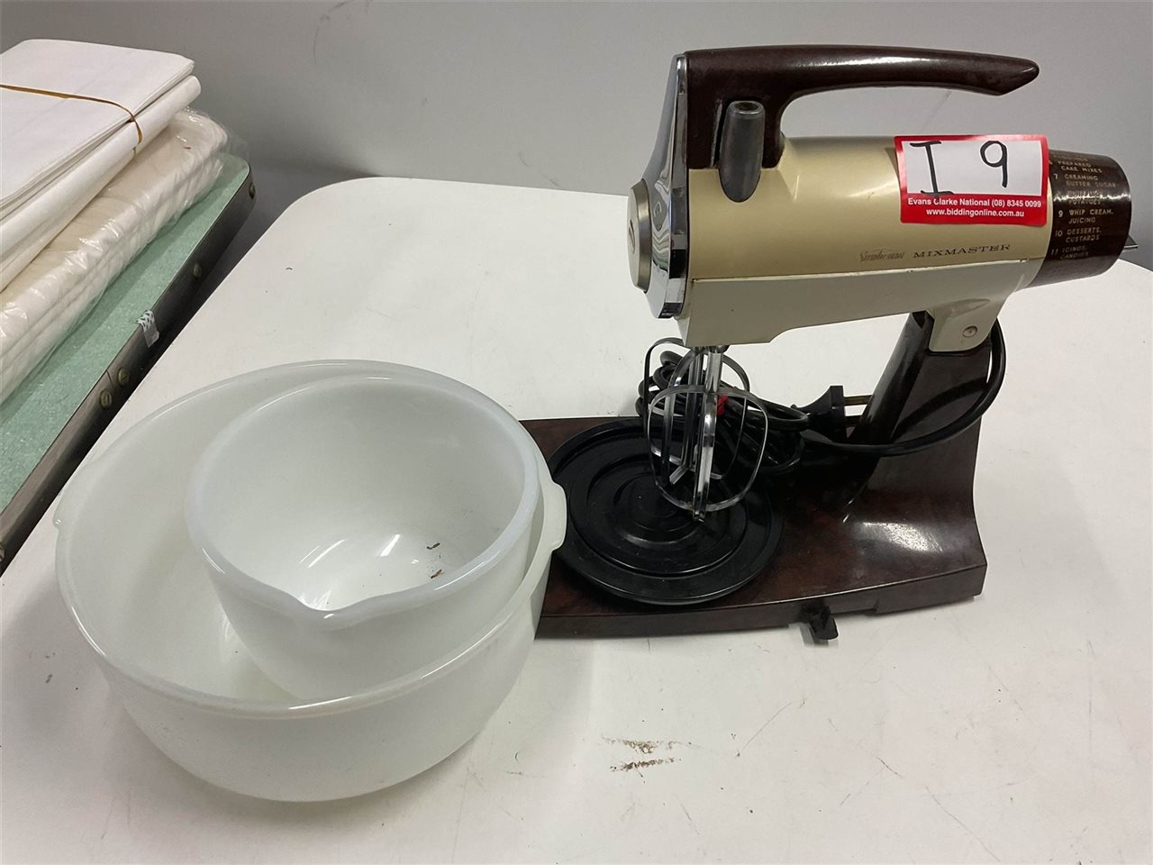 Vintage Sunbeam Mix Master With 2 Bowls, Untested, "Sold As Is"