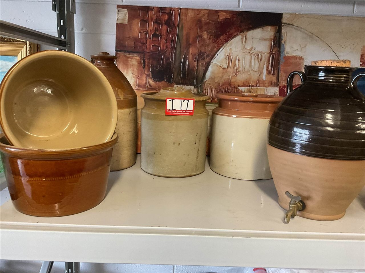 Variety Of Pottery Containers