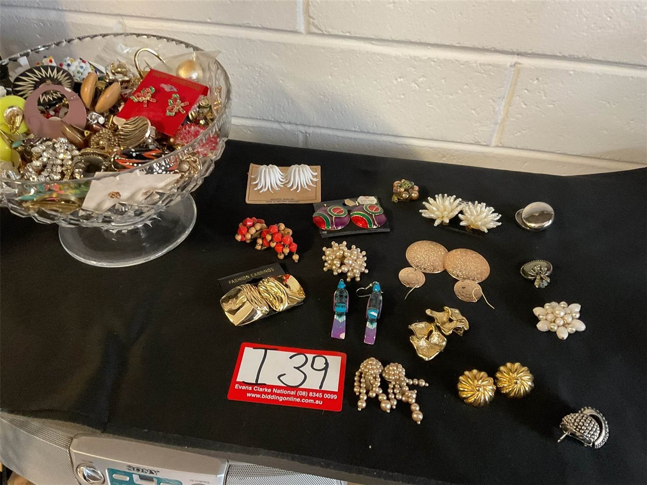 Wonderful Treasure Chest Of Earrings Clip On And Pierced, Vintage To Modern