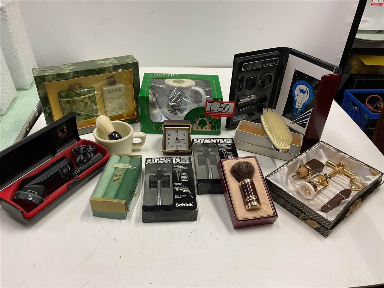 Gifts For Father's Day Phillips Shaver, Shaving Cups, Stationery Set, Bar Set