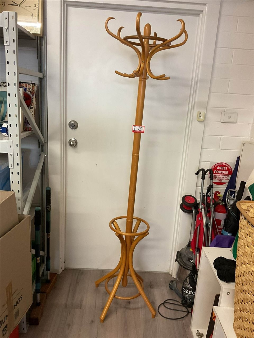 86 Cm Timber Hat Stand