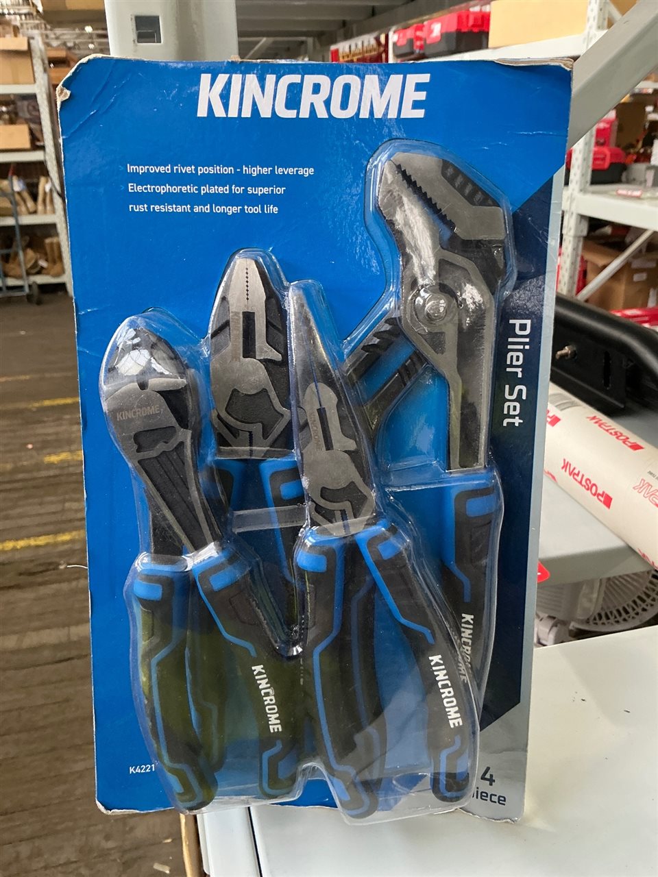 Kincrome 4 PCE. Plier Set
