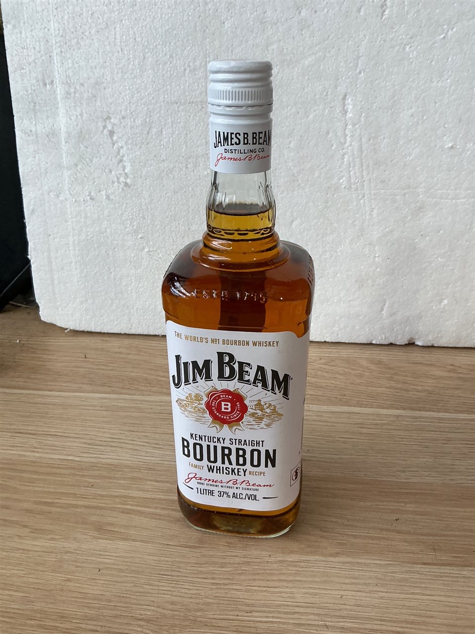 Jim Beam Bourbon Whiskey 1L