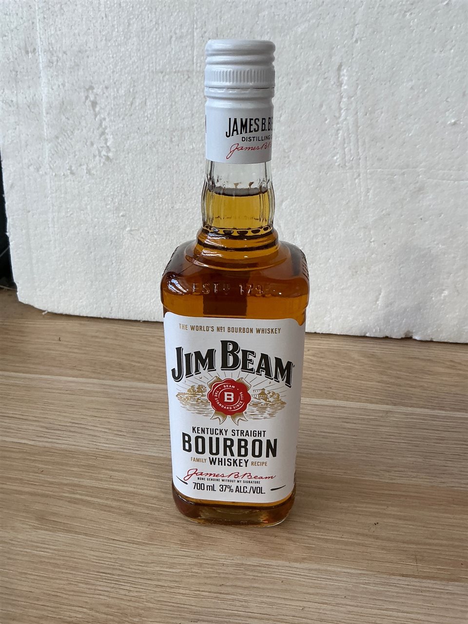 Jim Beam Bourbon Whiskey 700mL