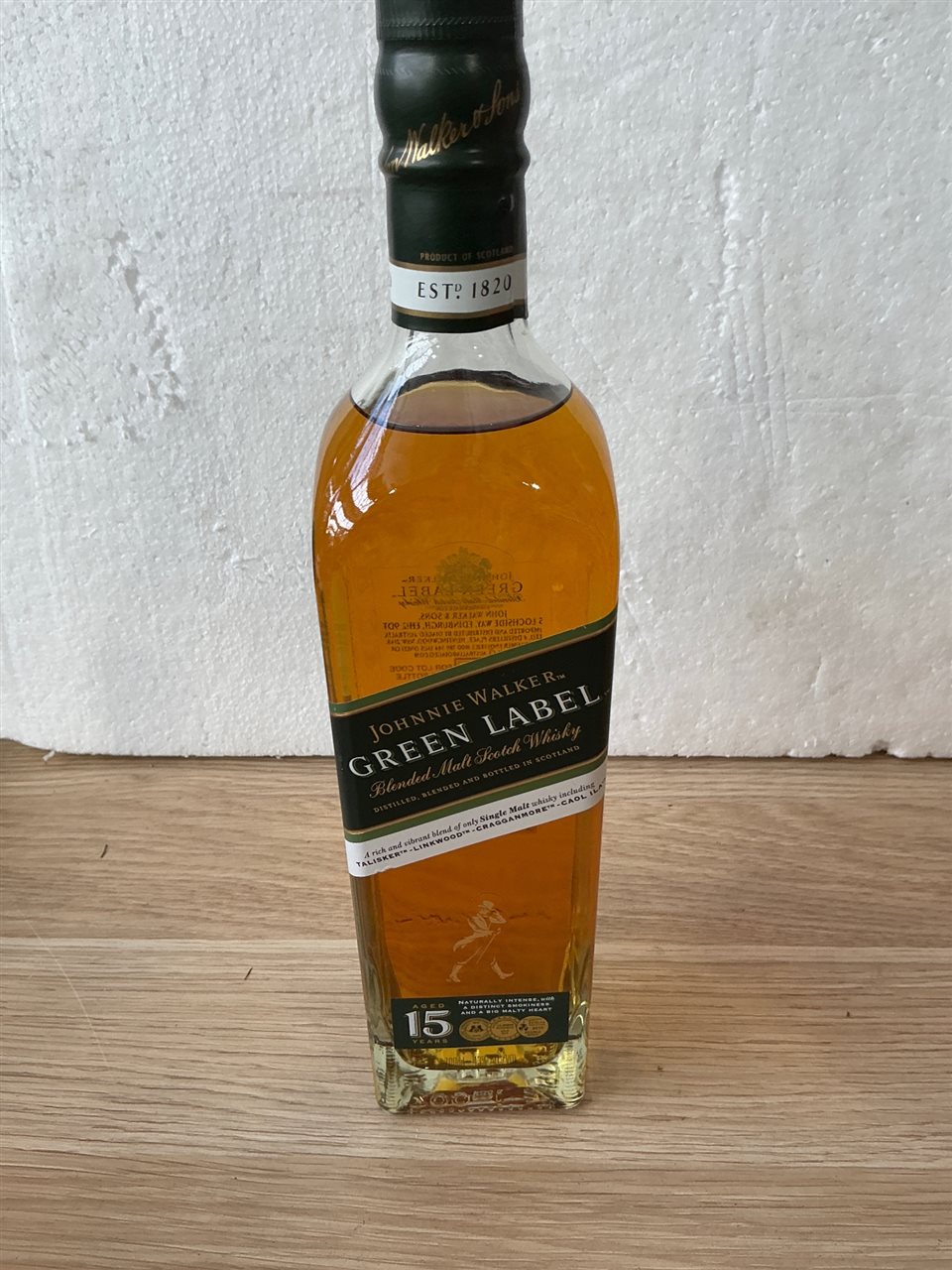 Johnnie Walker Green Label Age 15 Years Whiskey- 700 Ml .