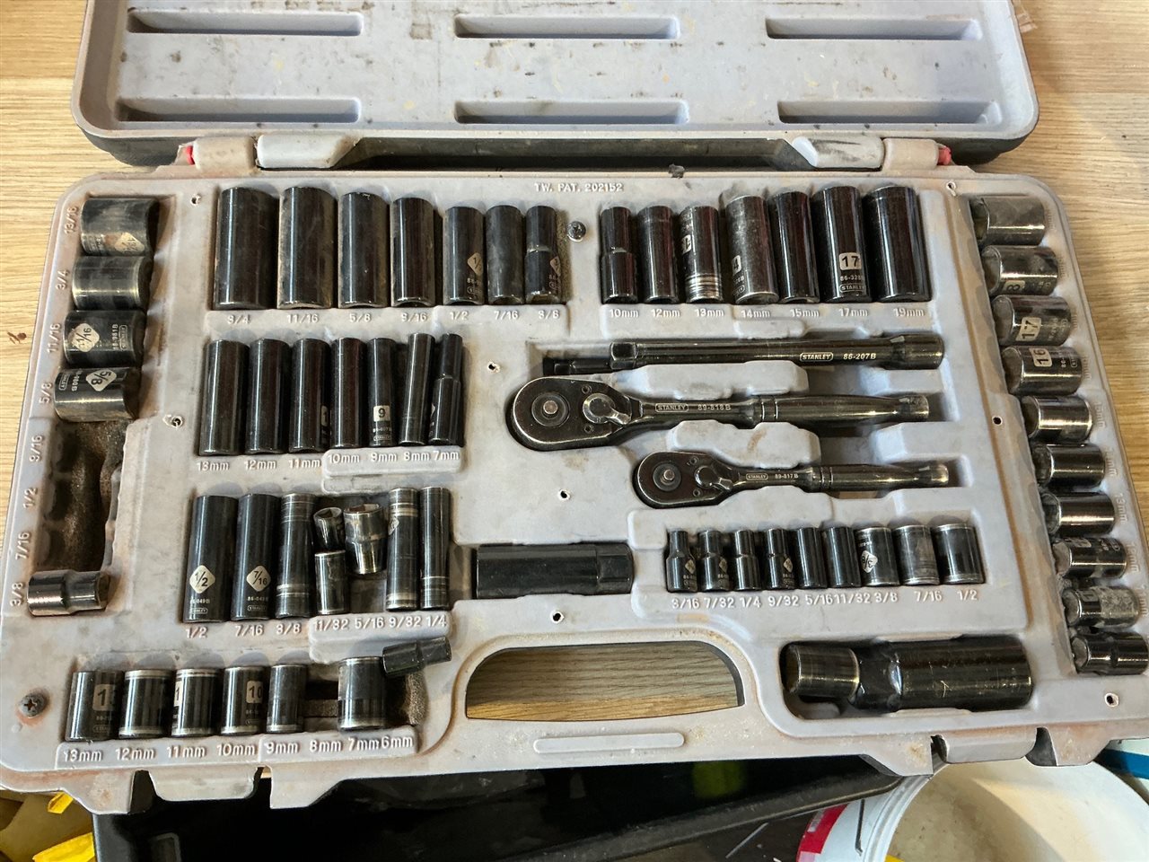 Stanley Part Socket Set - Metric / Sae- ¼” Drive