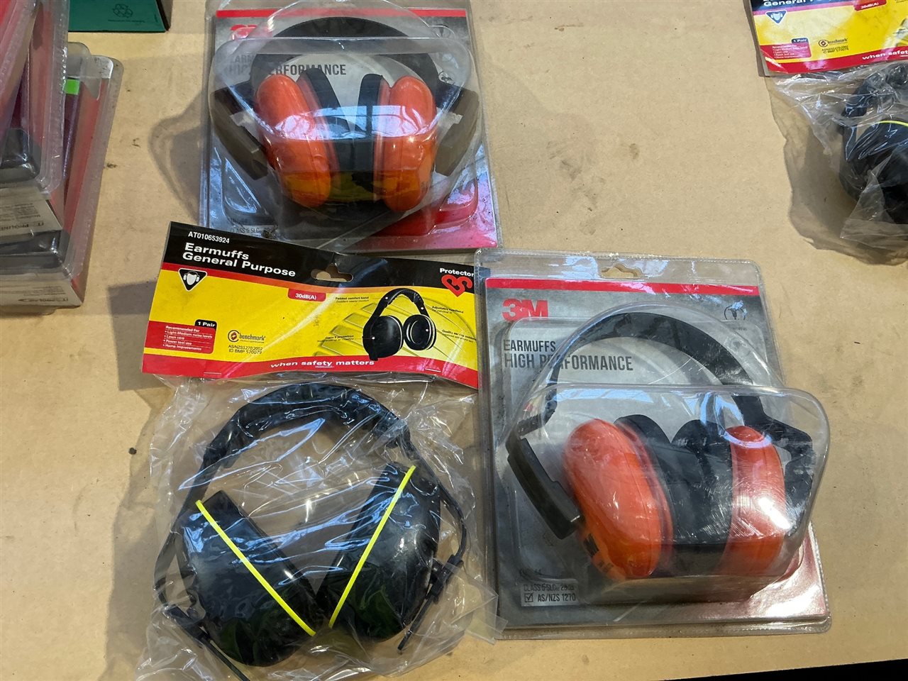 Earmuffs - Quantity of 3