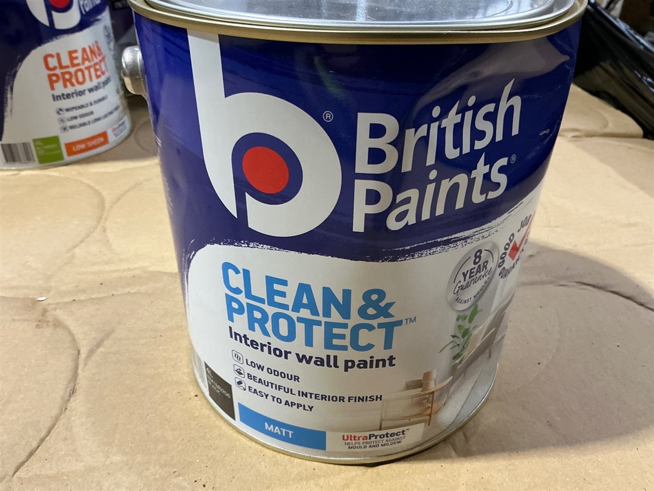 British Paints Clean and Protect - Matt Black - 4 Litre