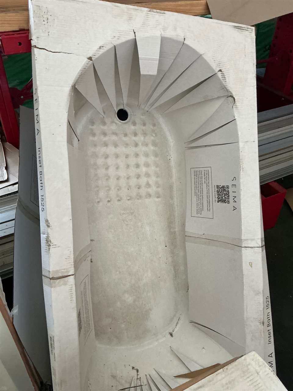 Seima SYROS 103 SELECT 1525 Bath Inset, of Hole,RRP $390