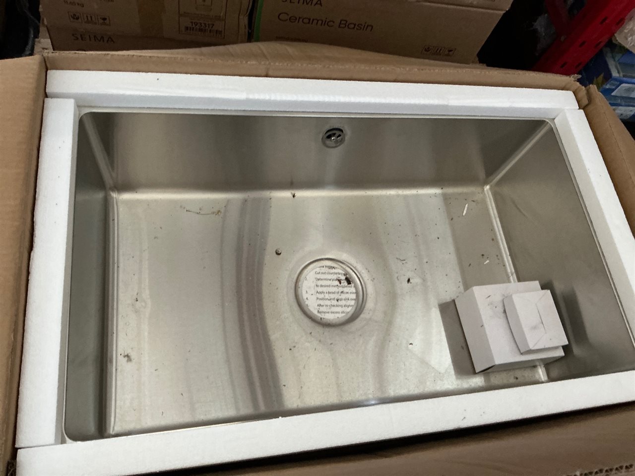 Seima LETO 700 Sink 1B 0T NOF, RRP $480