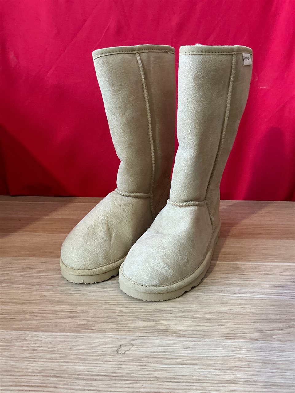 UGG Boots - Aust Size 5 USA Mens 6 USA Ladies 7, Long Pull Ons, Sand Colour, Sold Per Each
