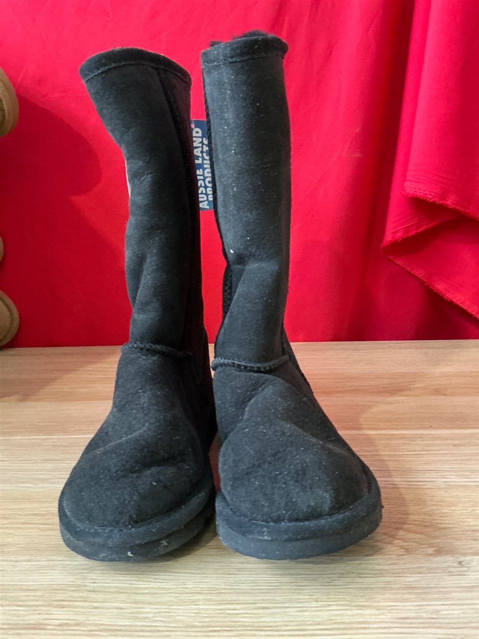UGG Boots - Aust Size 4 USA Mens 5 USA Ladies 6, Long Pullons, Black Colour, Sold Per Each