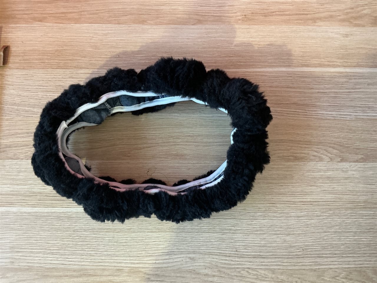 Wool Steering Wheel Covers, Black, Dark Grey or Light Grey Wool, Sold Per Each