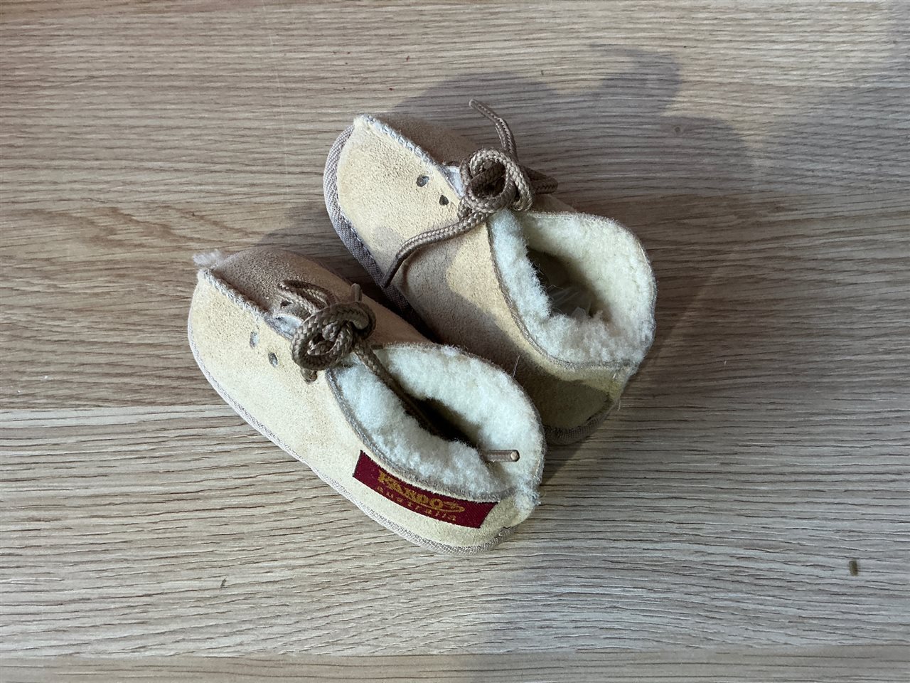 Karoos Baby Booties - Size 4, with Laces, Sold Per Each