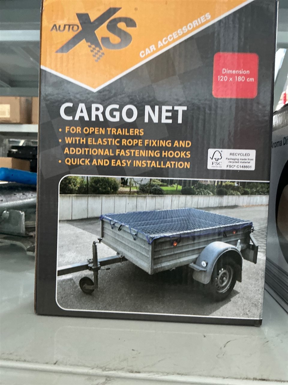 Cargo Net, For Open Trailers, Auto XS, 120 x 180cm