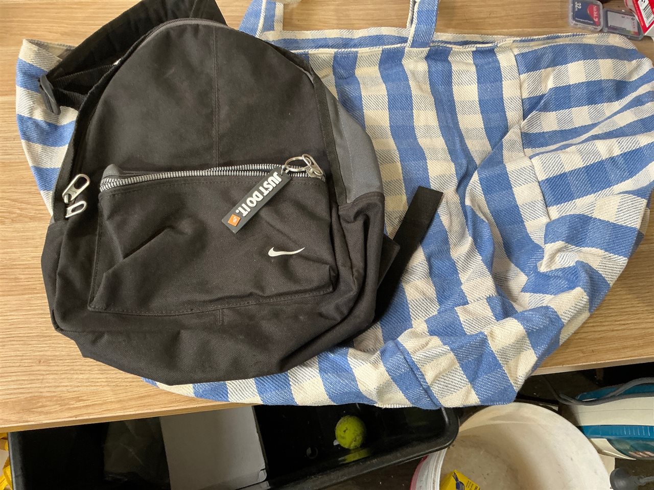 Nike Back Pack - Small and Carry All Bag