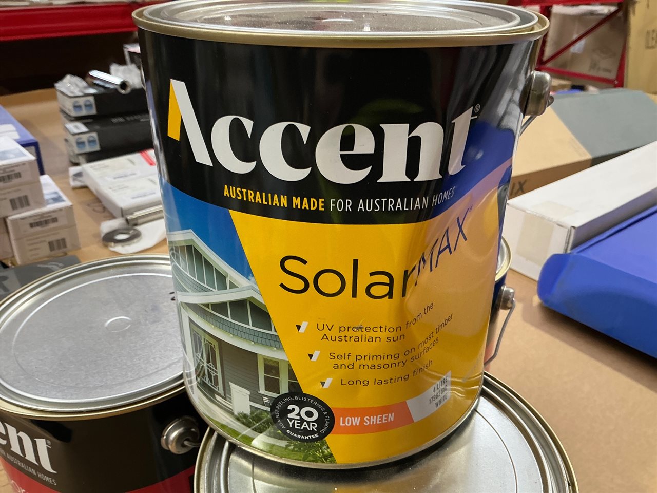 Accent Solar Max - Low Sheen White  -  4 Litre