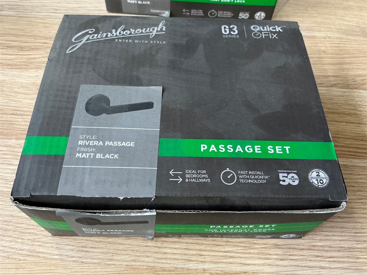 Allegion - Rivera Lever Passage Set Quick Fix. RRP  - $70