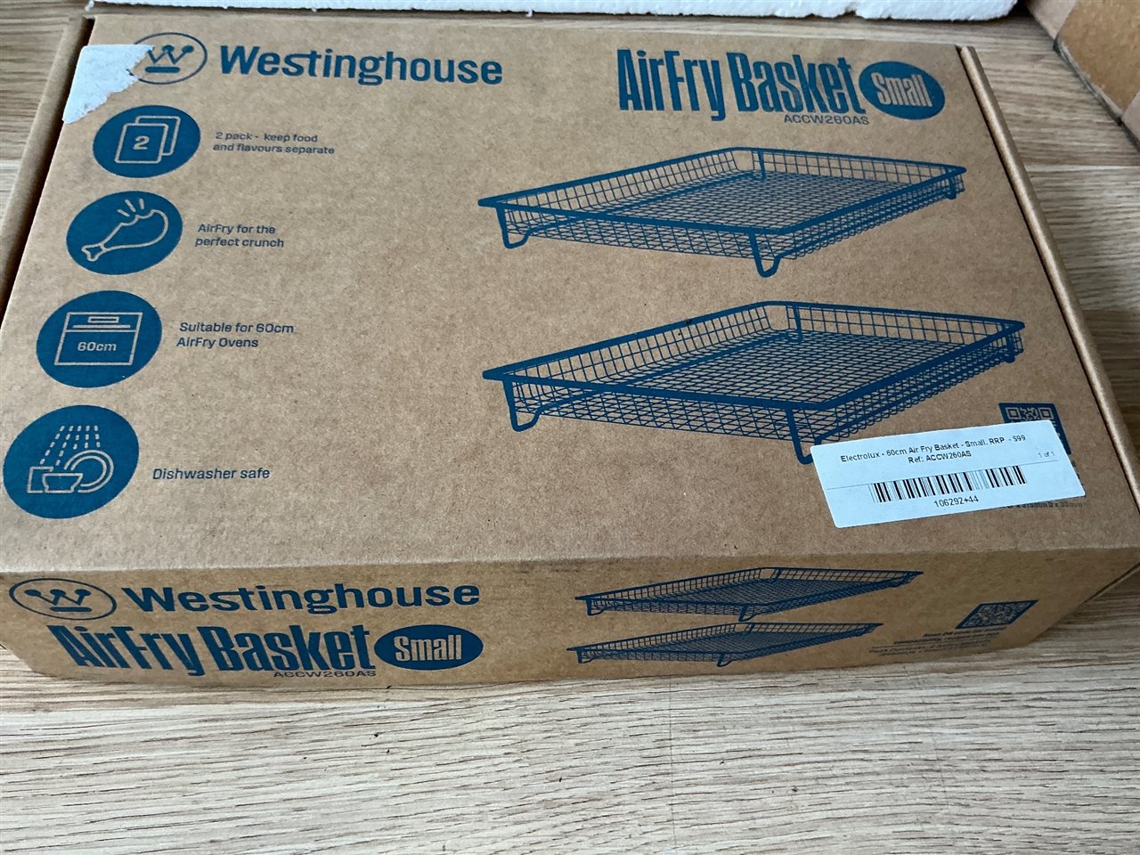 Westinghouse - Electrolux - 60cm Air Fry Basket -Small