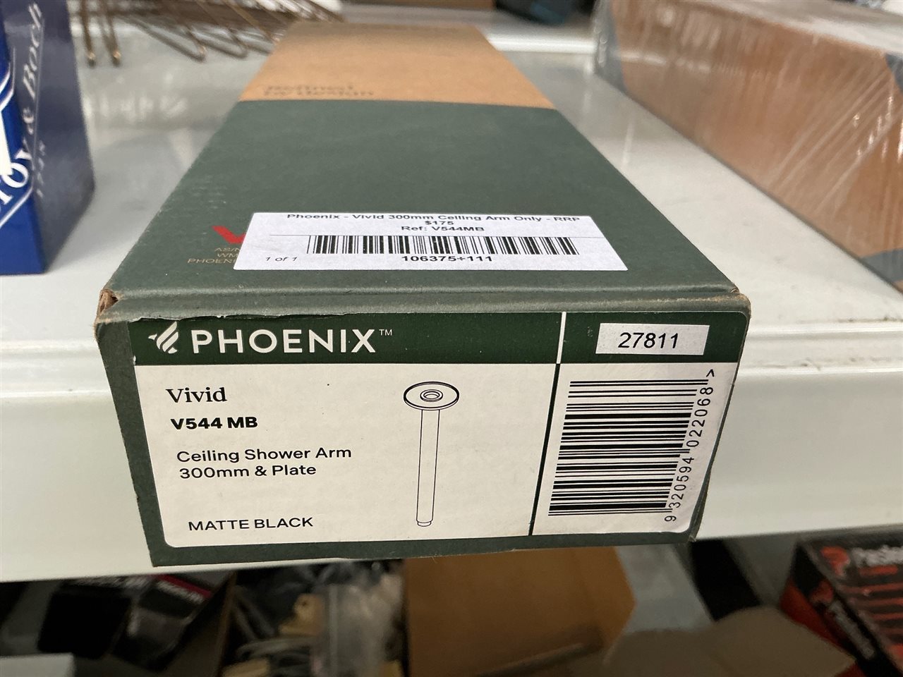 Phoenix - Vivid 300mm Ceiling Arm Only - RRP $175