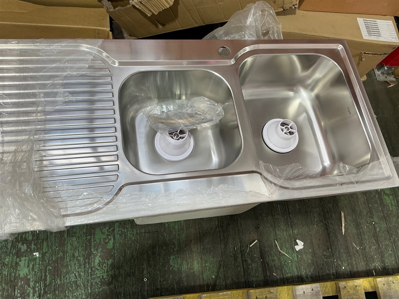 Argent - Format Main & ¾ with Lh Drain 1th 1080x480x180mm. RRP  - $499
