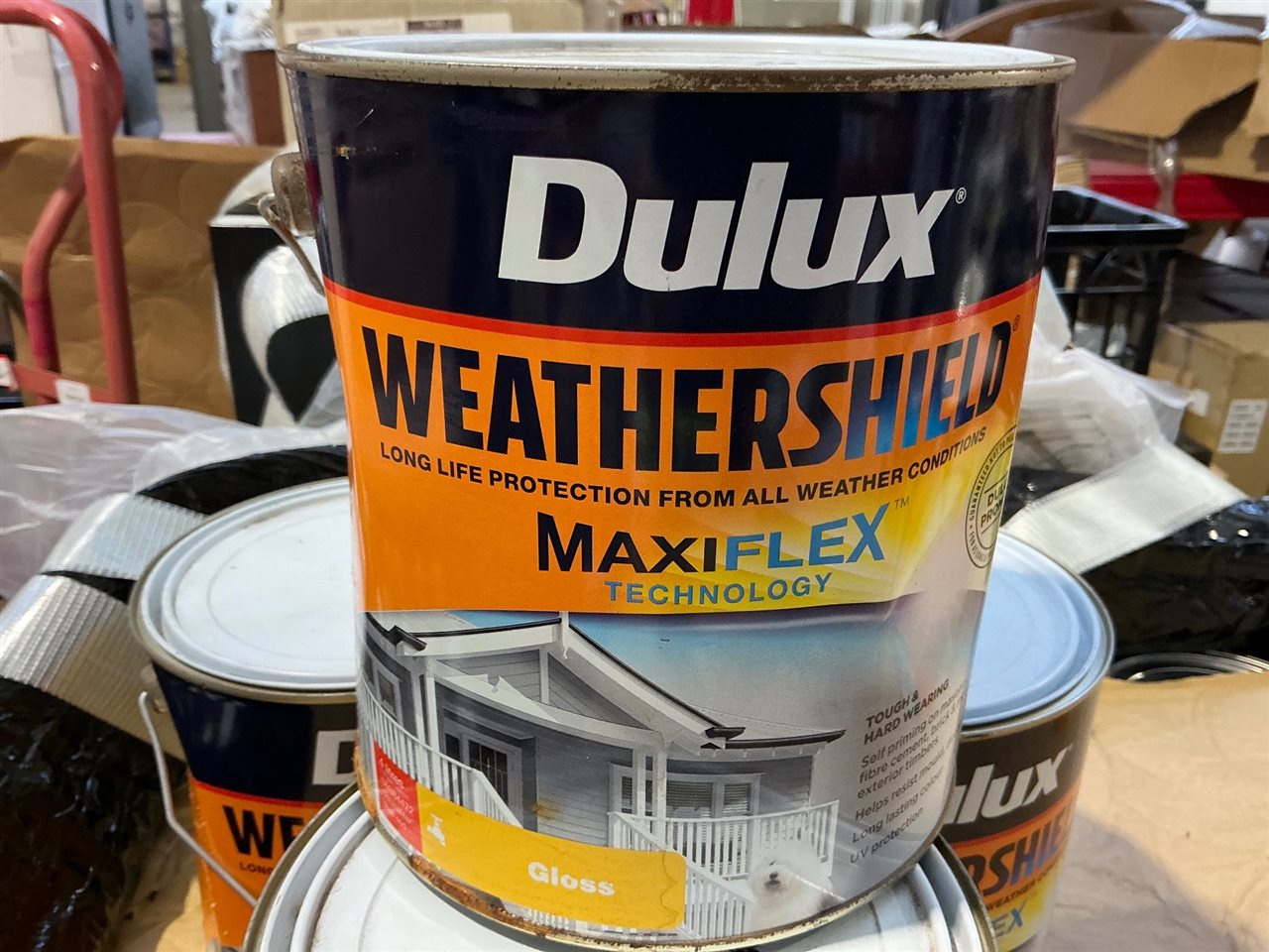Dulux Weather Shield -Gloss - True Red - 4 Litre