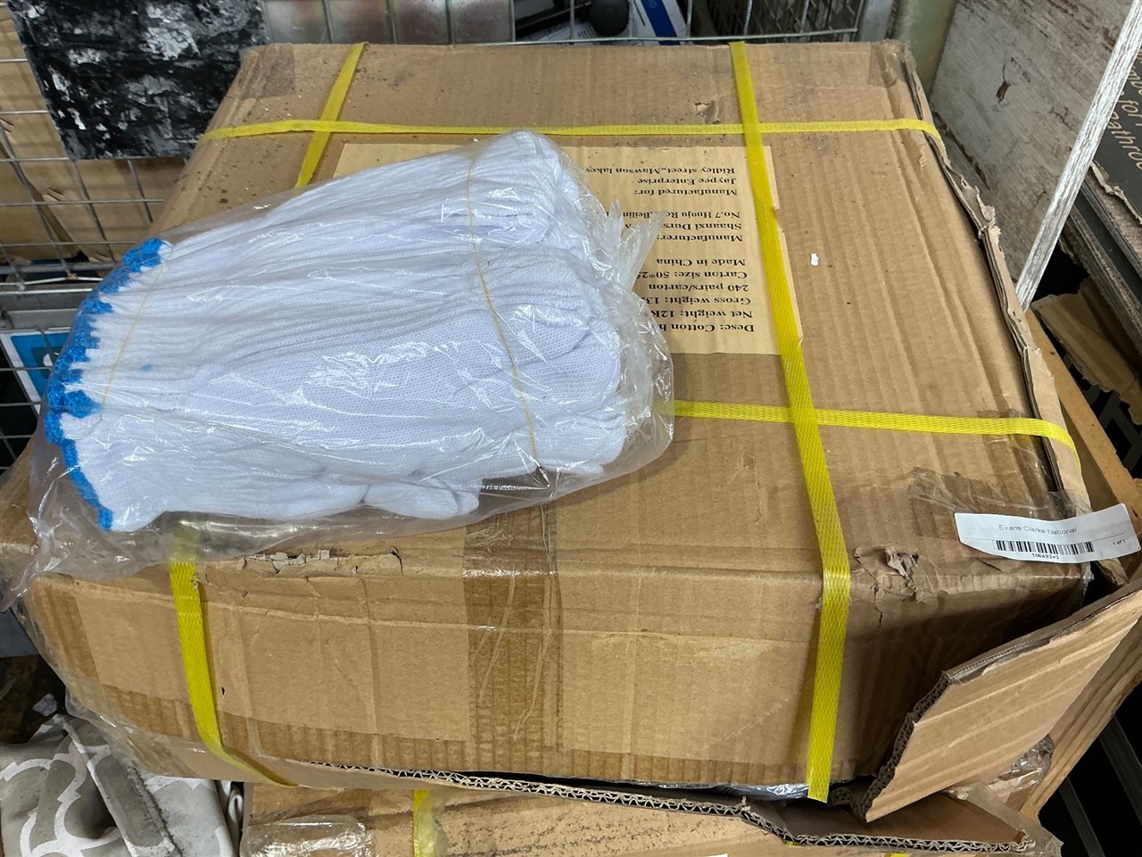 Work Gloves - Cotton - Carton of 240 Pairs