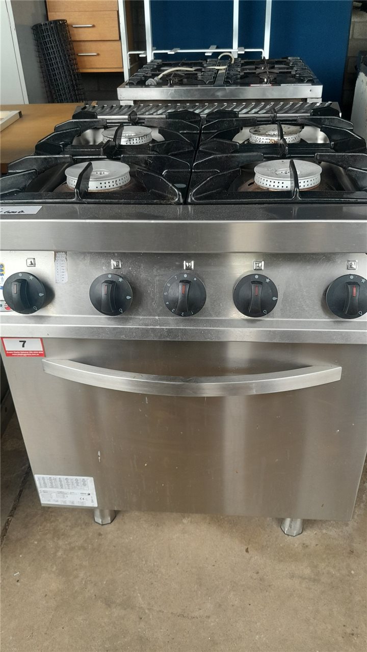 Fagor Stainless Steel Gas 4 Burner / Oven -  Fagor CG-41A  ( Collect From Port Lincoln Campus)