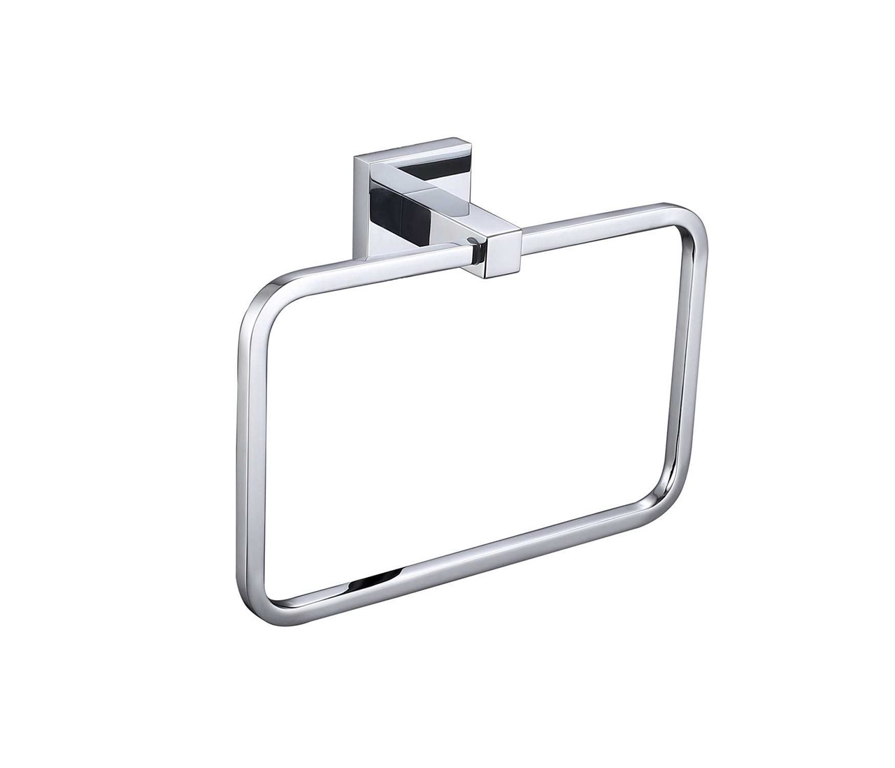 Chrome Towel Ring - Brass Construction Thumbnail