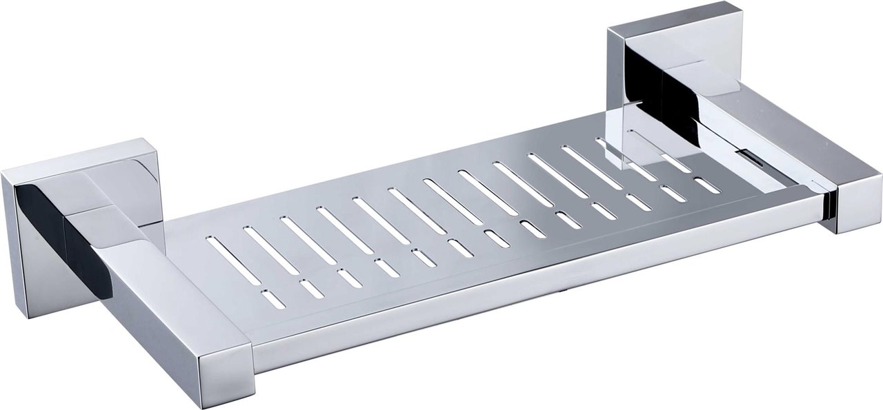 Chrome 265mm Shelf Brass Construction
