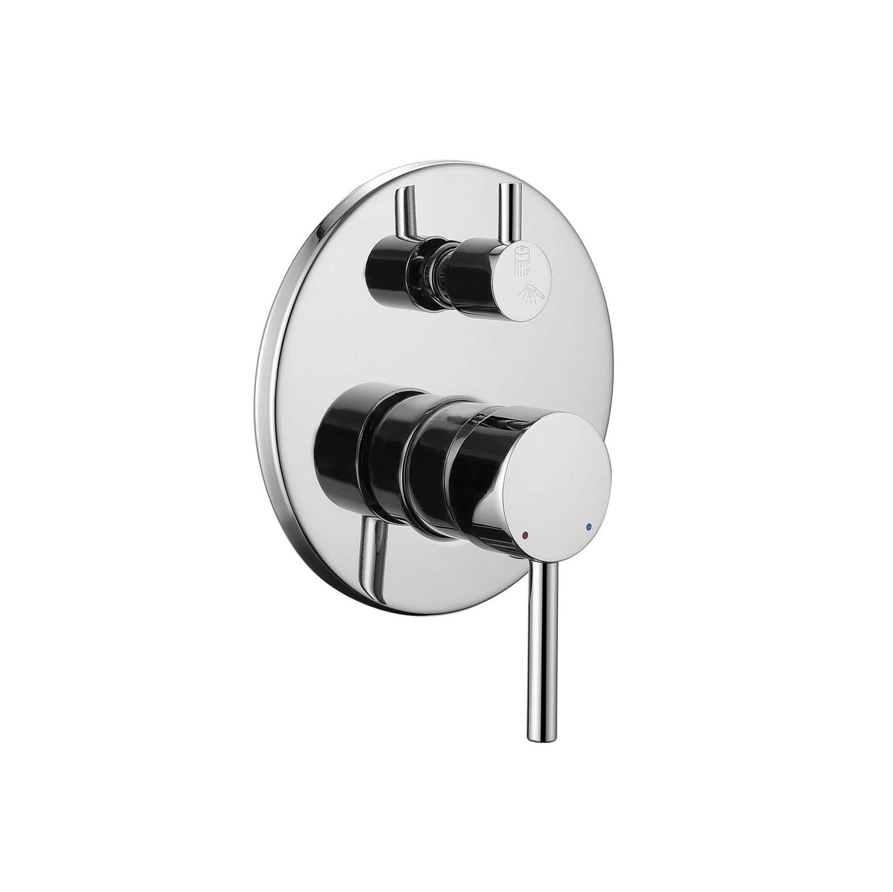 Chrome Shower Mixer with Diverter